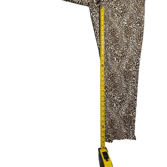 Chico's‎ Animal Print Pants Womens Size 12 Casual Corpcore Office Siren Stretchy - Picture 10 of 11